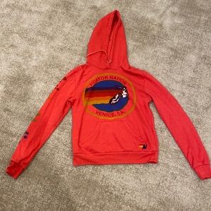 Aviator Nation Red Hoodie